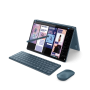 Laptop Lenovo Yoga Book 9 13IMU9 cu procesor Intel® Core™ Ultra 7 155U pana la 4.8GHz, 2 x 13.3", 2.8K, OLED, Touch, 16GB DDR5, 